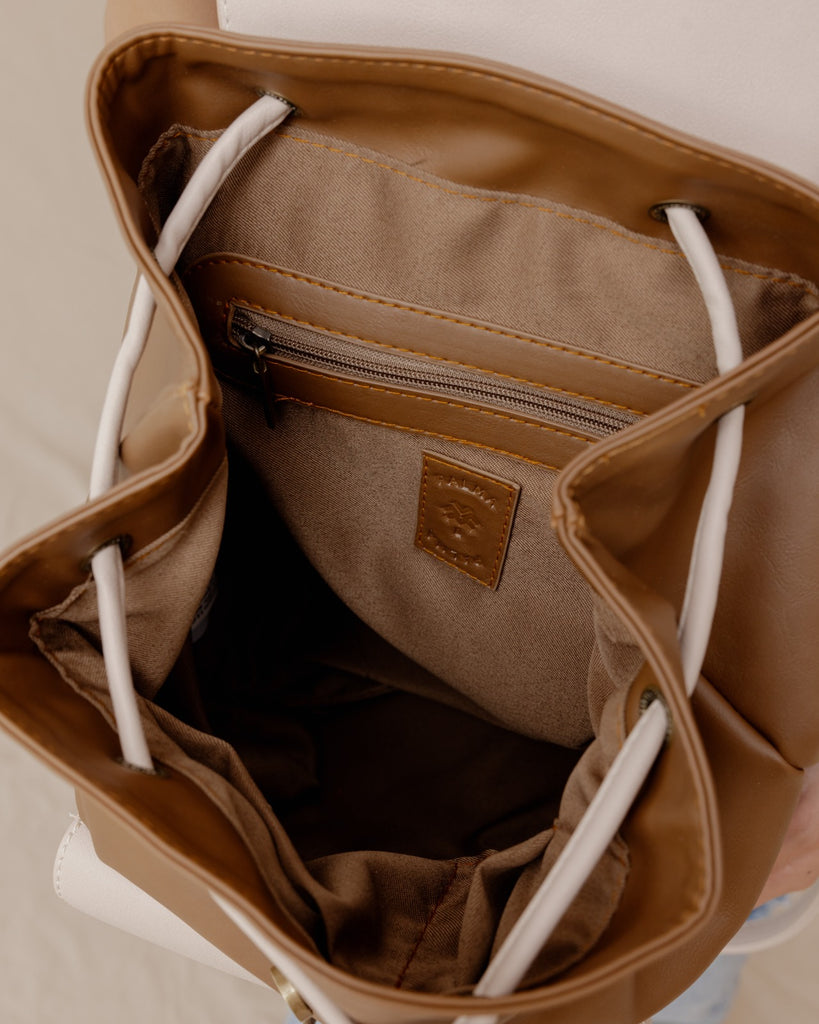 Cocoa X Beige Original Backpack - PALMA