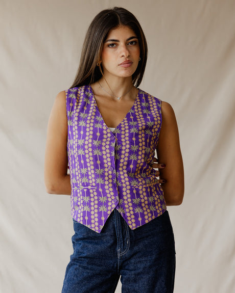 Palms Vest Purple - PALMA