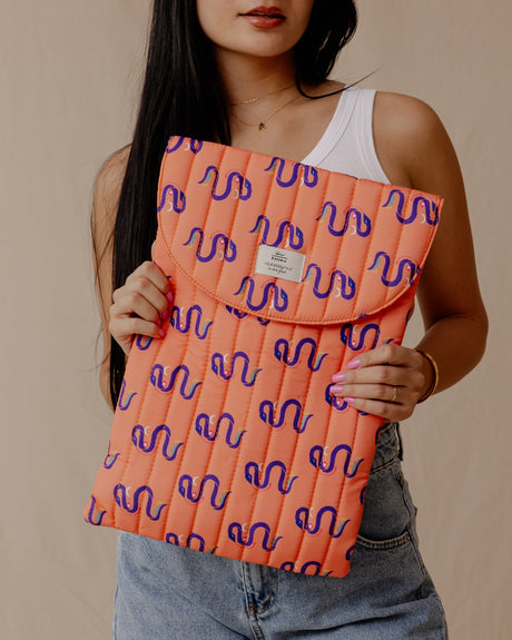 Peachy Snakes Laptop Sleeve - PALMA