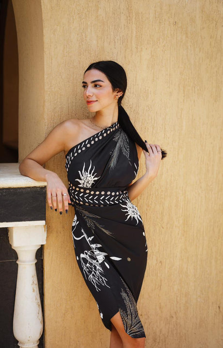 Isis Sarong In Black - PALMA