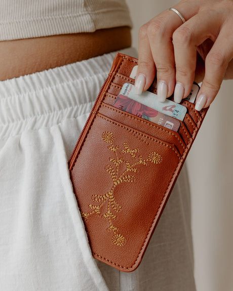 Tea Tree Cardholder Havane - PALMA