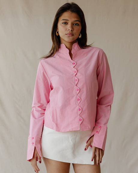 Ripple Muse Shirt Pink - PALMA