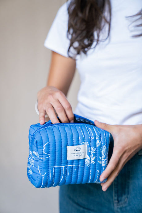 White Palms Makeup Bag - PALMA