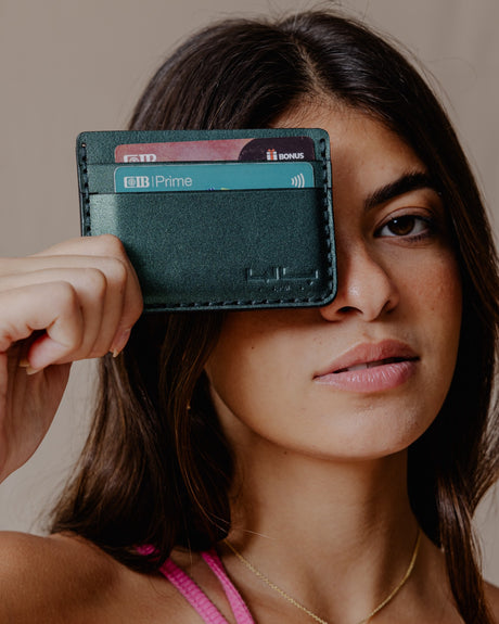 Genuine Gleam Card Holder Teal - PALMA
