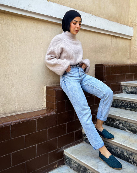 Dali Plain Espadrilles Teal - PALMA